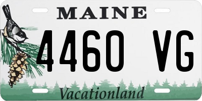 ME license plate 4460VG