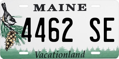 ME license plate 4462SE