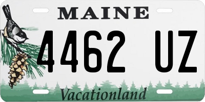 ME license plate 4462UZ