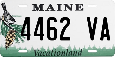 ME license plate 4462VA