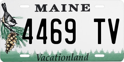 ME license plate 4469TV