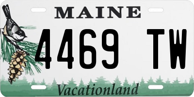 ME license plate 4469TW