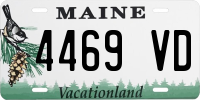ME license plate 4469VD