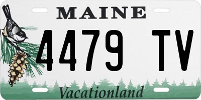 ME license plate 4479TV