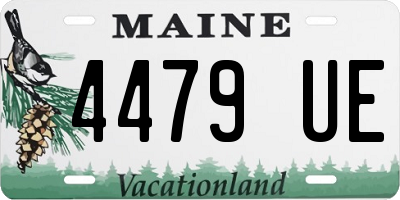 ME license plate 4479UE