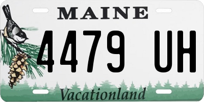 ME license plate 4479UH