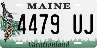 ME license plate 4479UJ