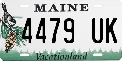 ME license plate 4479UK