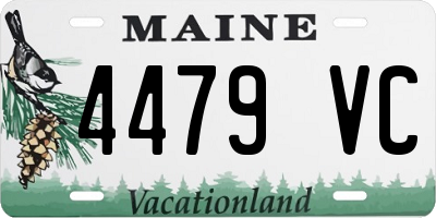 ME license plate 4479VC