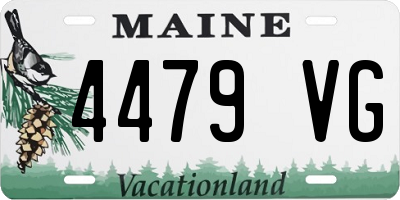 ME license plate 4479VG