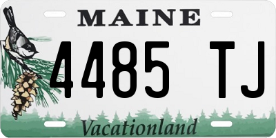 ME license plate 4485TJ