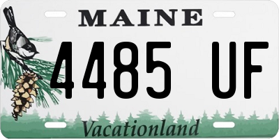 ME license plate 4485UF