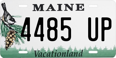ME license plate 4485UP