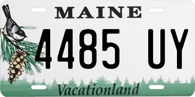 ME license plate 4485UY