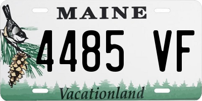 ME license plate 4485VF
