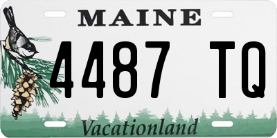 ME license plate 4487TQ