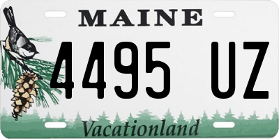 ME license plate 4495UZ