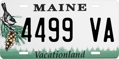 ME license plate 4499VA