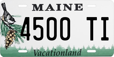 ME license plate 4500TI