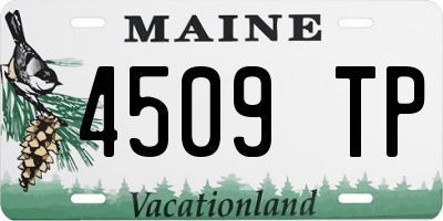 ME license plate 4509TP