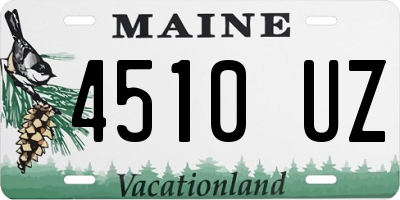ME license plate 4510UZ