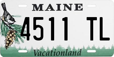 ME license plate 4511TL