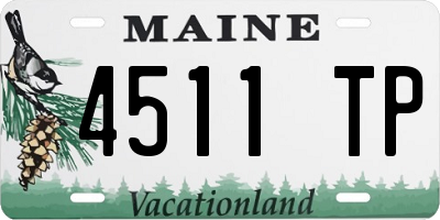ME license plate 4511TP