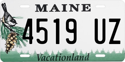 ME license plate 4519UZ