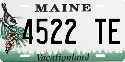 ME license plate 4522TE