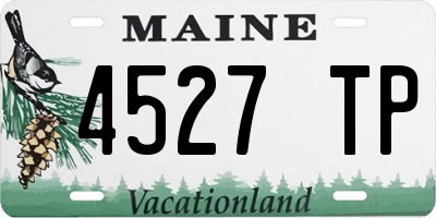 ME license plate 4527TP