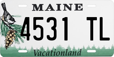 ME license plate 4531TL