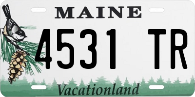 ME license plate 4531TR
