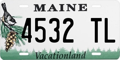 ME license plate 4532TL