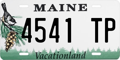ME license plate 4541TP