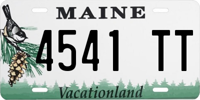 ME license plate 4541TT