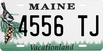 ME license plate 4556TJ