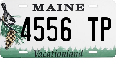 ME license plate 4556TP