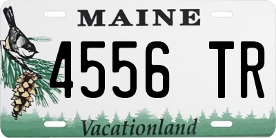 ME license plate 4556TR
