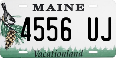ME license plate 4556UJ