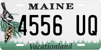 ME license plate 4556UQ