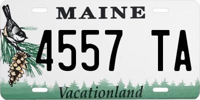 ME license plate 4557TA