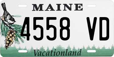 ME license plate 4558VD