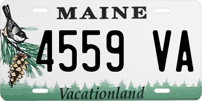 ME license plate 4559VA