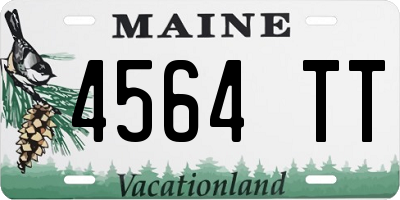 ME license plate 4564TT