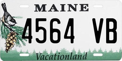 ME license plate 4564VB