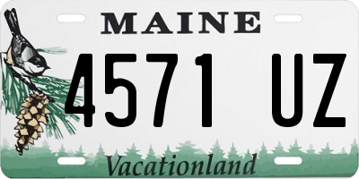 ME license plate 4571UZ