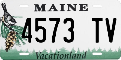 ME license plate 4573TV