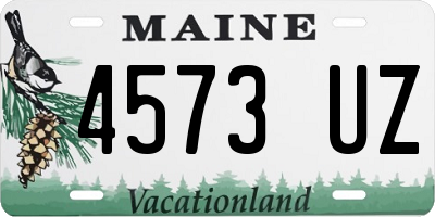 ME license plate 4573UZ