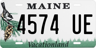 ME license plate 4574UE