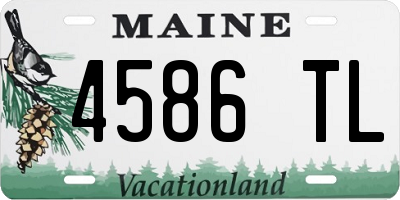 ME license plate 4586TL